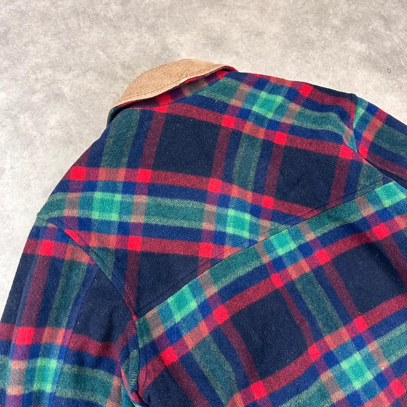 Vintage Levi’s check plaid utility jacket