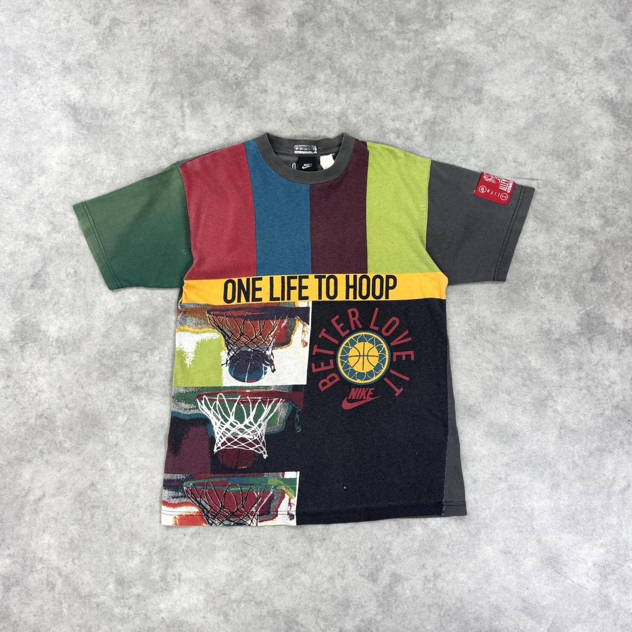 Vintage 90s Nike One Life To Hoop print t-shirt