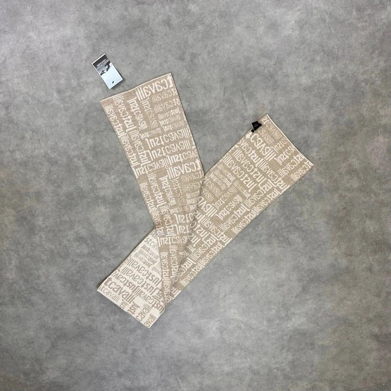Just Cavalli wool knit scarf