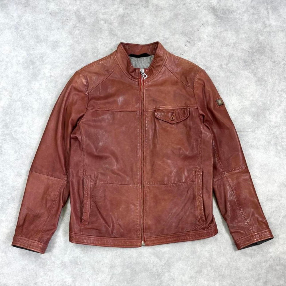 Hugo Boss leather jacket