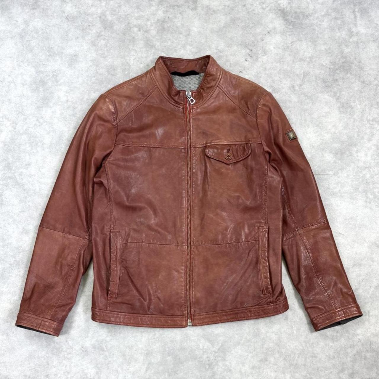 Hugo Boss leather jacket