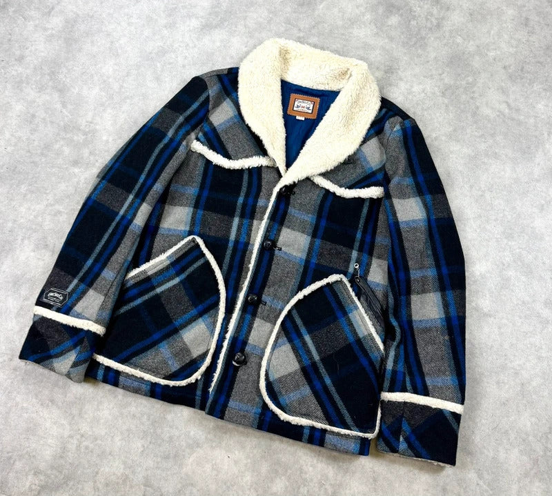 Diesel check plaid jacket