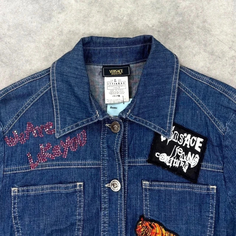Vintage Versace denim jacket