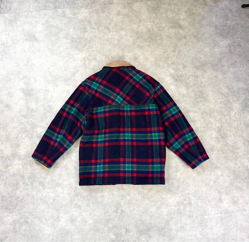 Vintage Levi’s check plaid utility jacket