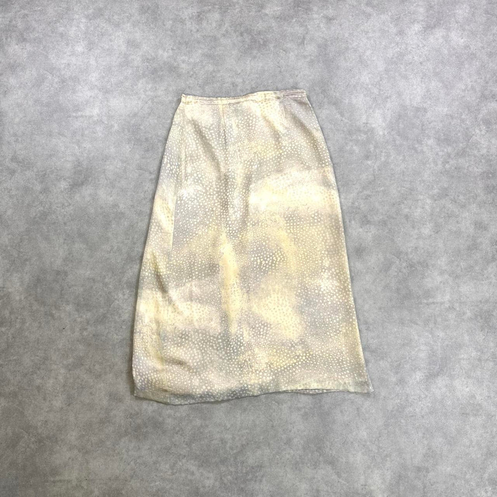 Les Copains tan silky skirt