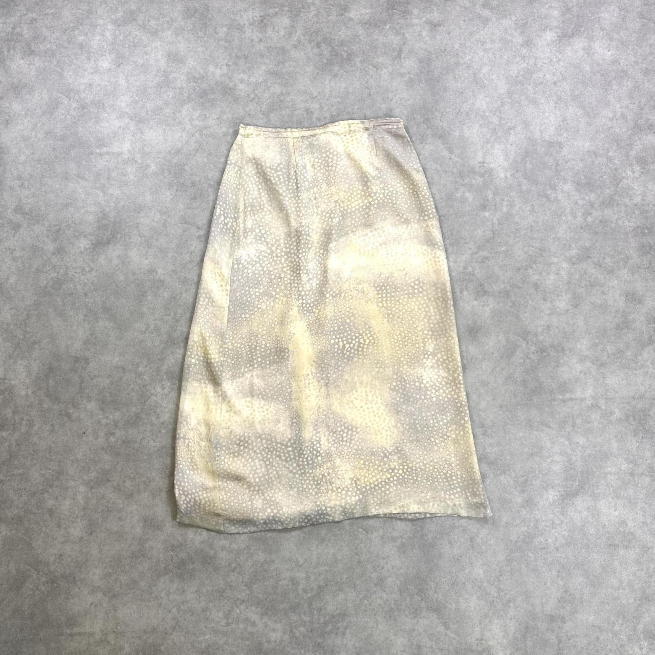 Les Copains tan silky skirt