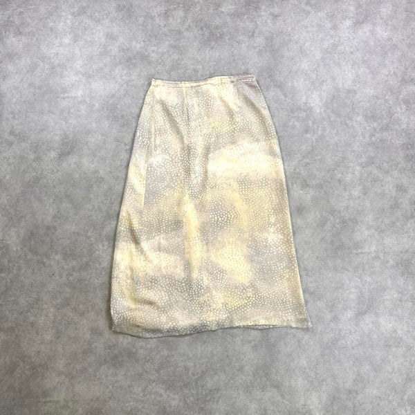Les Copains tan silky skirt