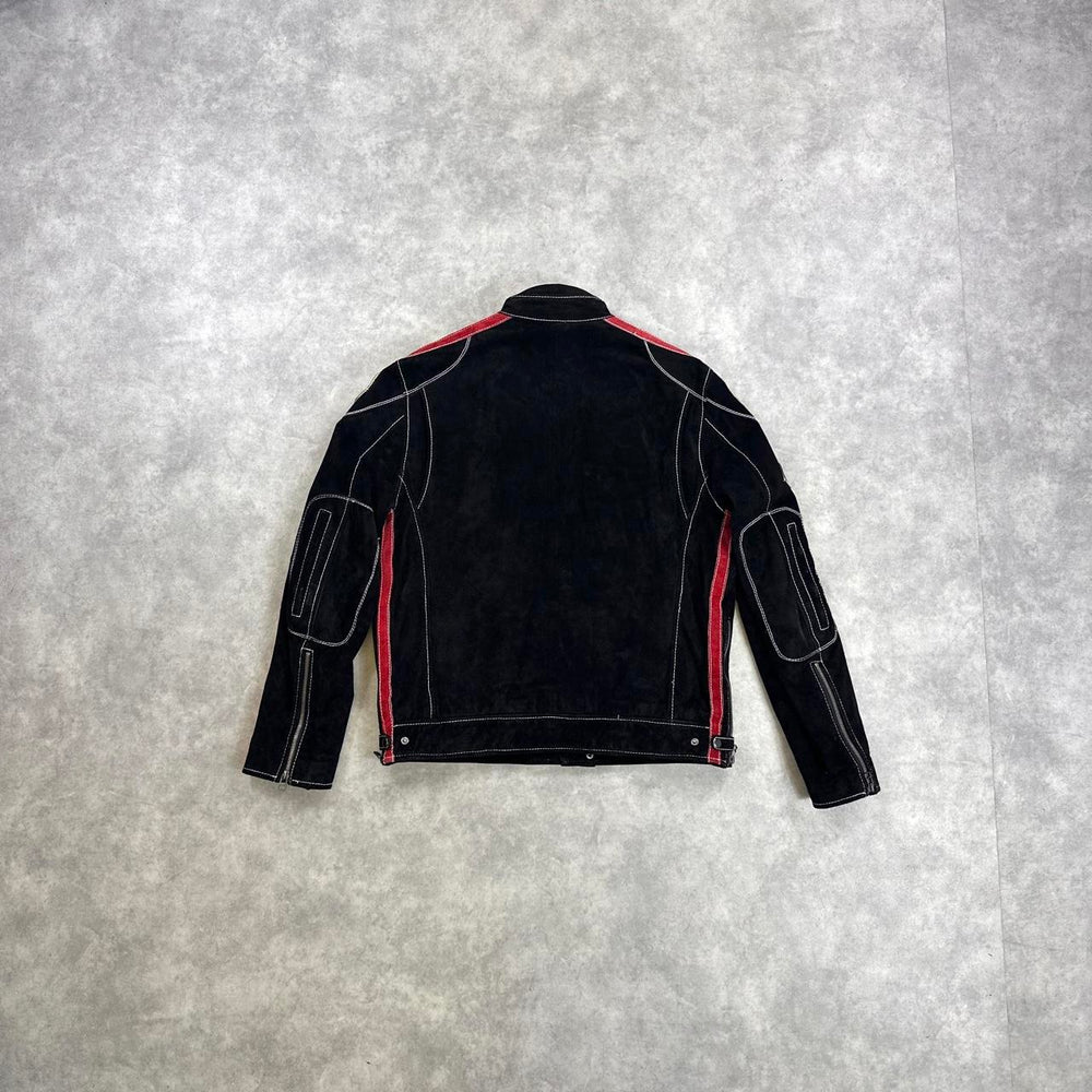 leather racer jacket