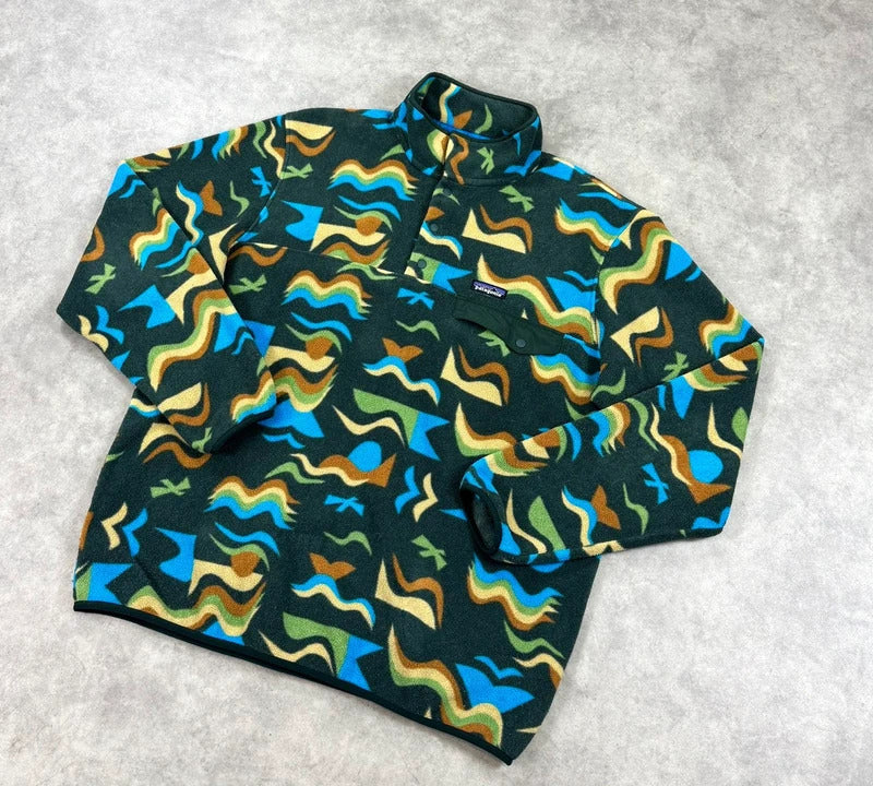 Patagonia print fleece