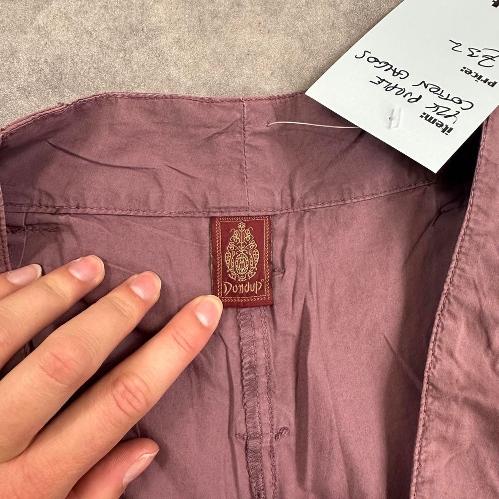 Dundop baggy purple trousers