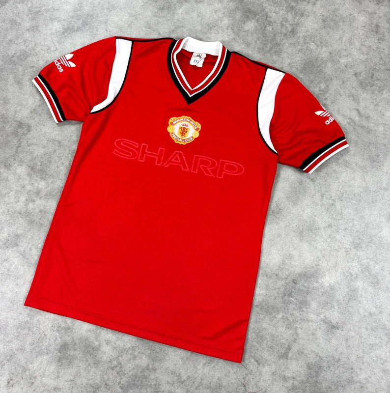 1984-86 Adidas Manchester United FC home shirt