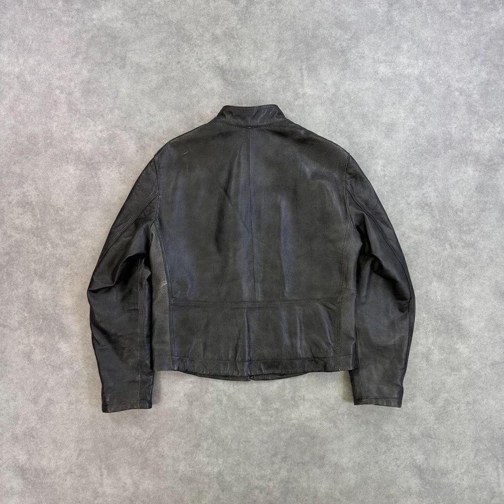 Leather Vera Pelle Bomber Jacket