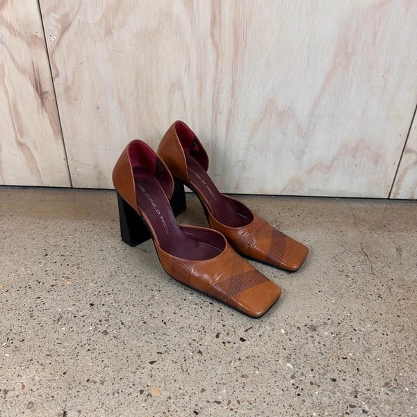 Giancarlo Paoli leather heels