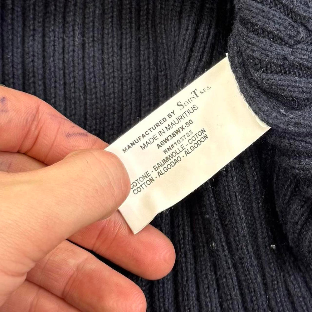 Vintage Armani ribbed knit jumper