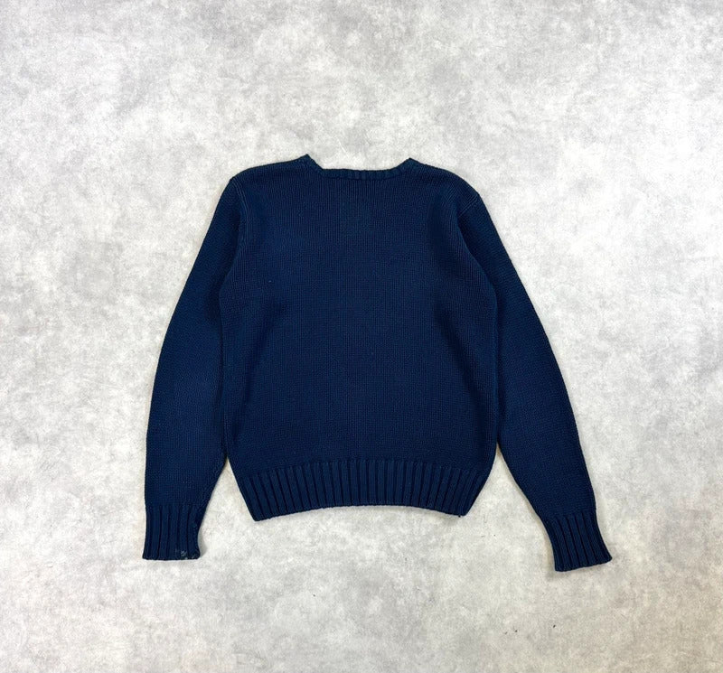 Vintage Polo Ralph Lauren flag knit jumper