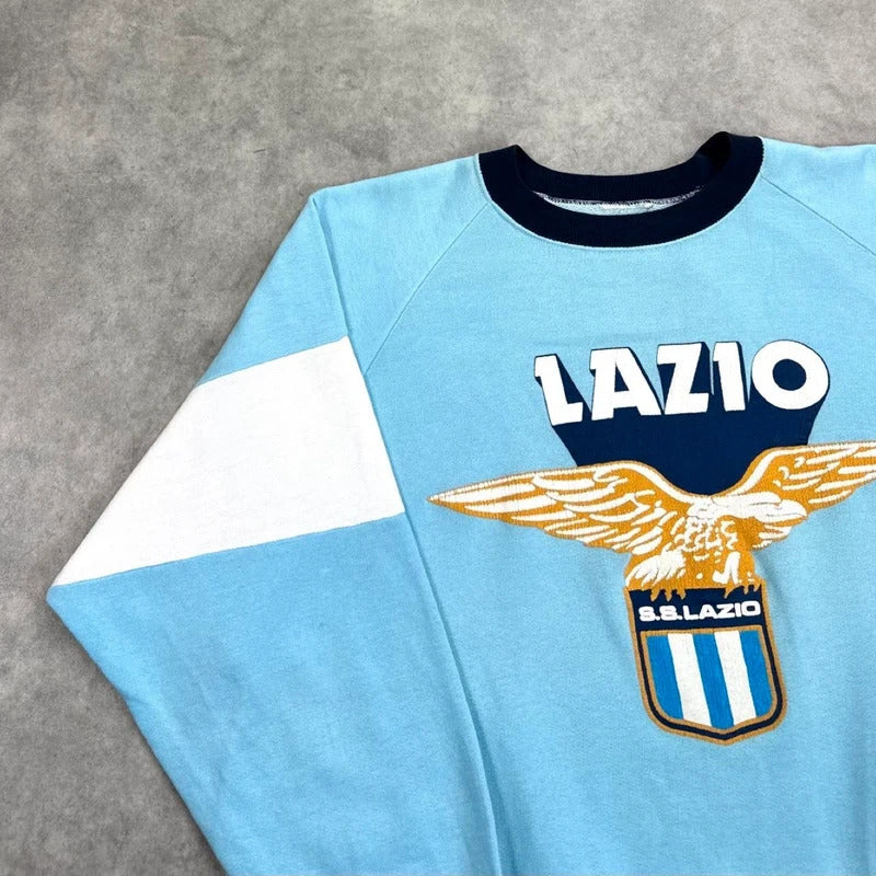 Vintage 90s Lazio FC print jumper