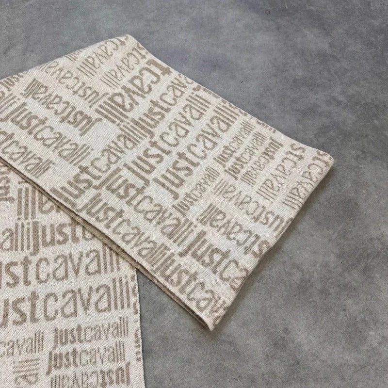 Just Cavalli wool knit scarf