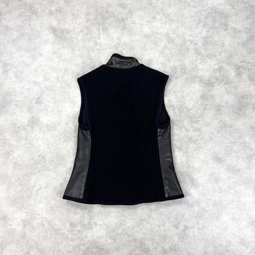 Vintage Ralph Lauren Polo Sport leather gilet