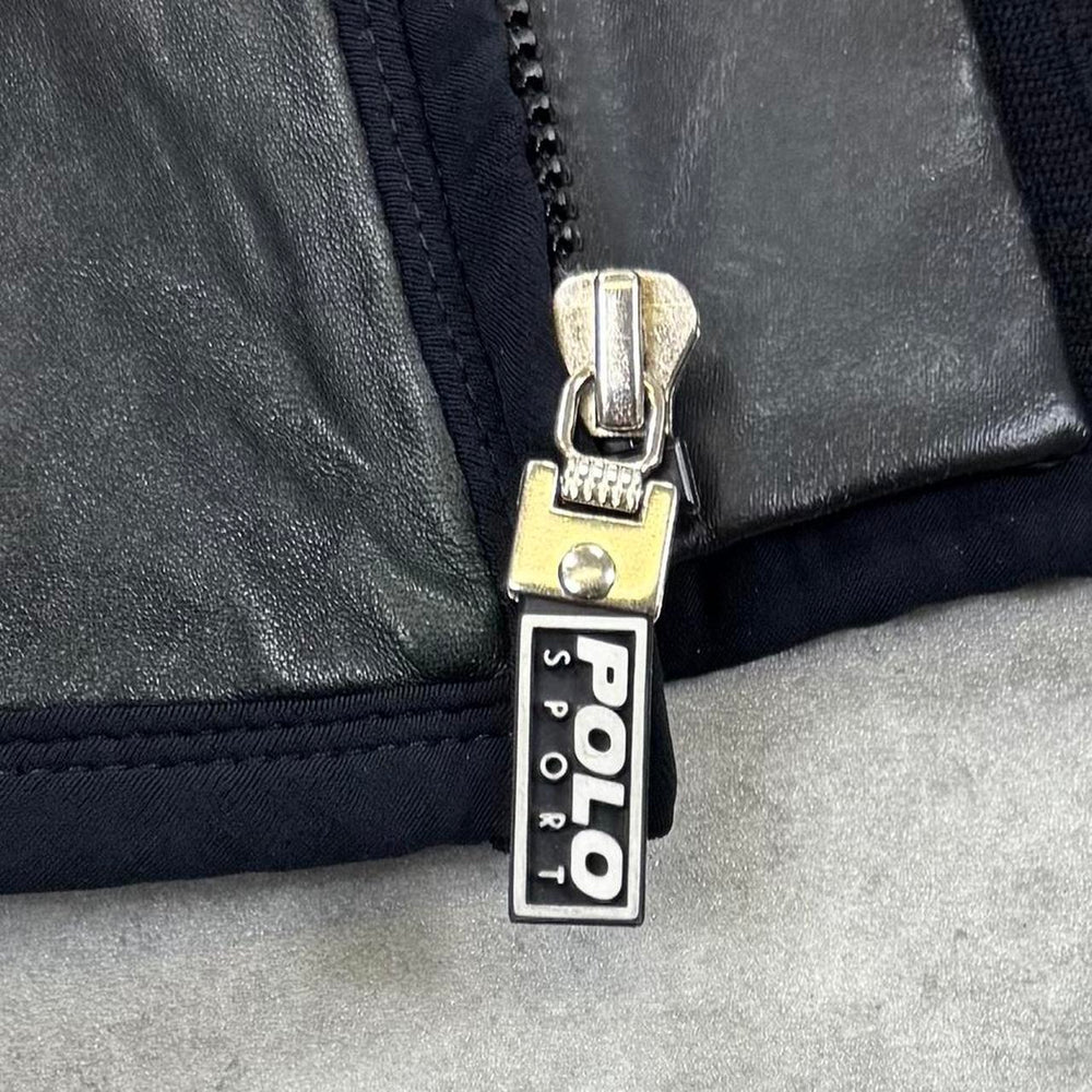 Vintage Ralph Lauren Polo Sport leather gilet