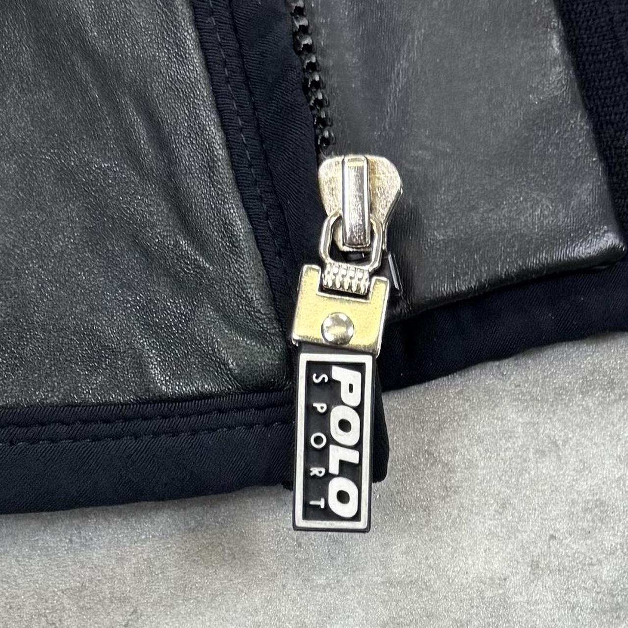 Vintage Ralph Lauren Polo Sport leather gilet