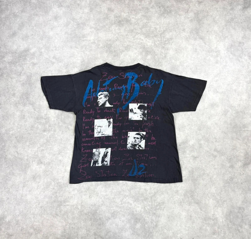 Vintage U2 print band t-shirt