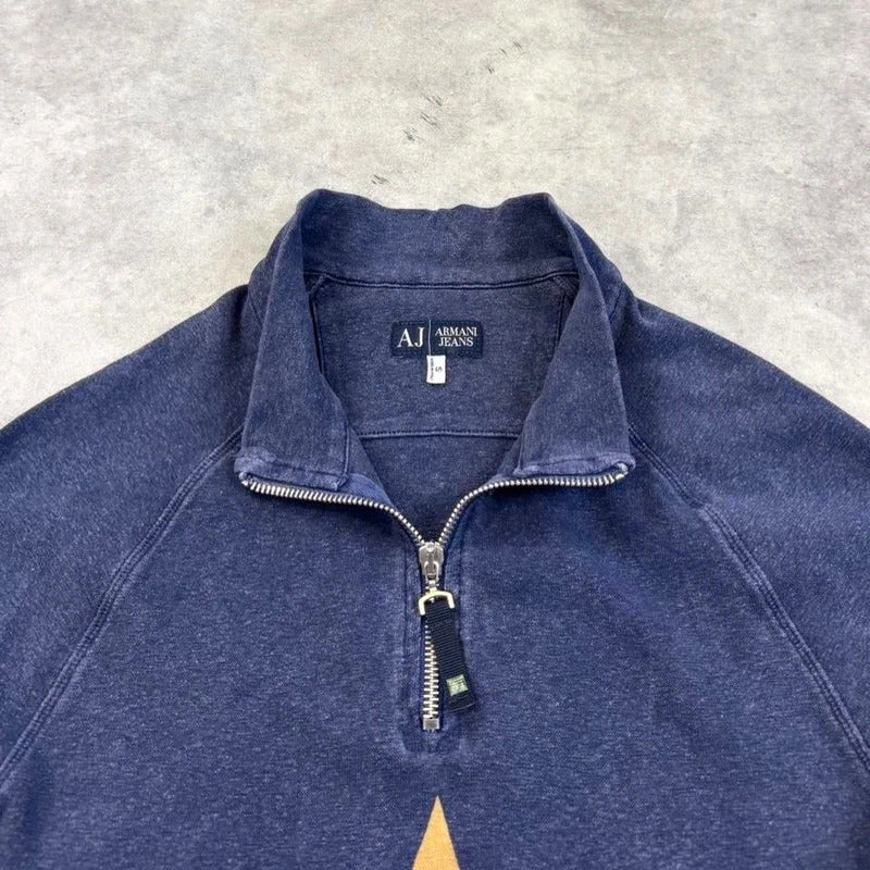 Vintage Armani logo jumper