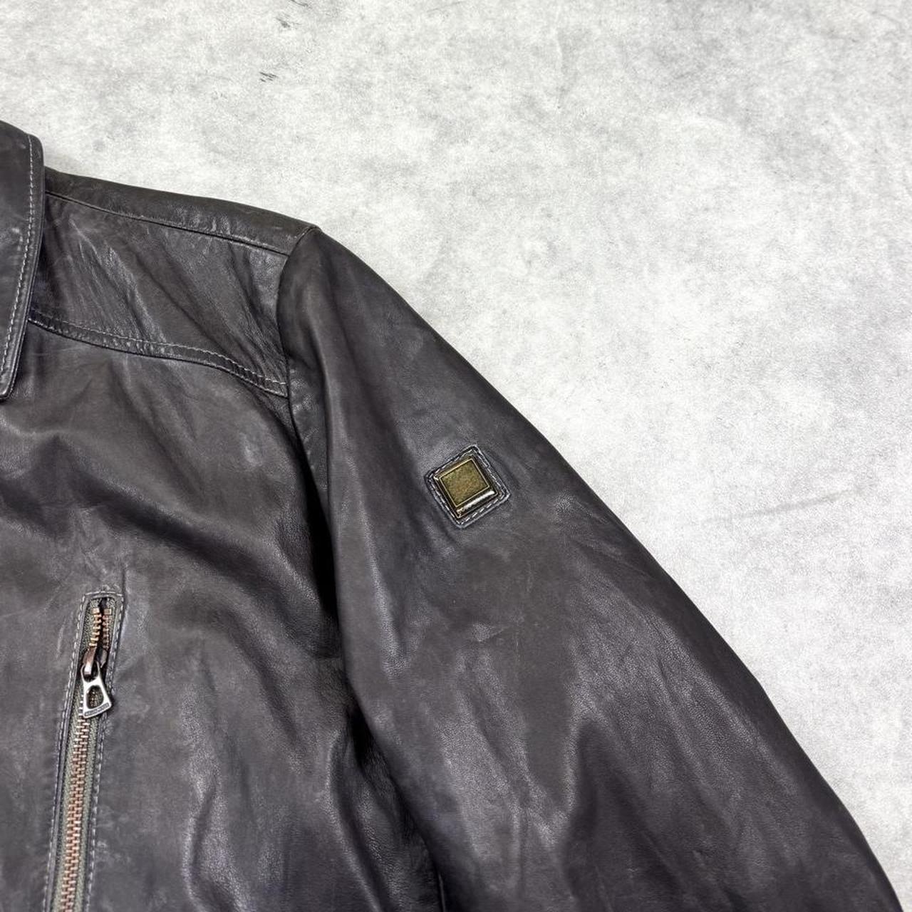 Hugo Boss leather jacket