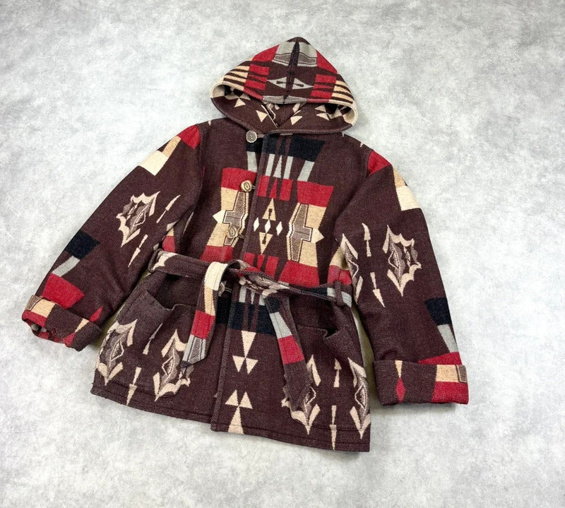 Vintage Ralph Lauren Aztec wool coat
