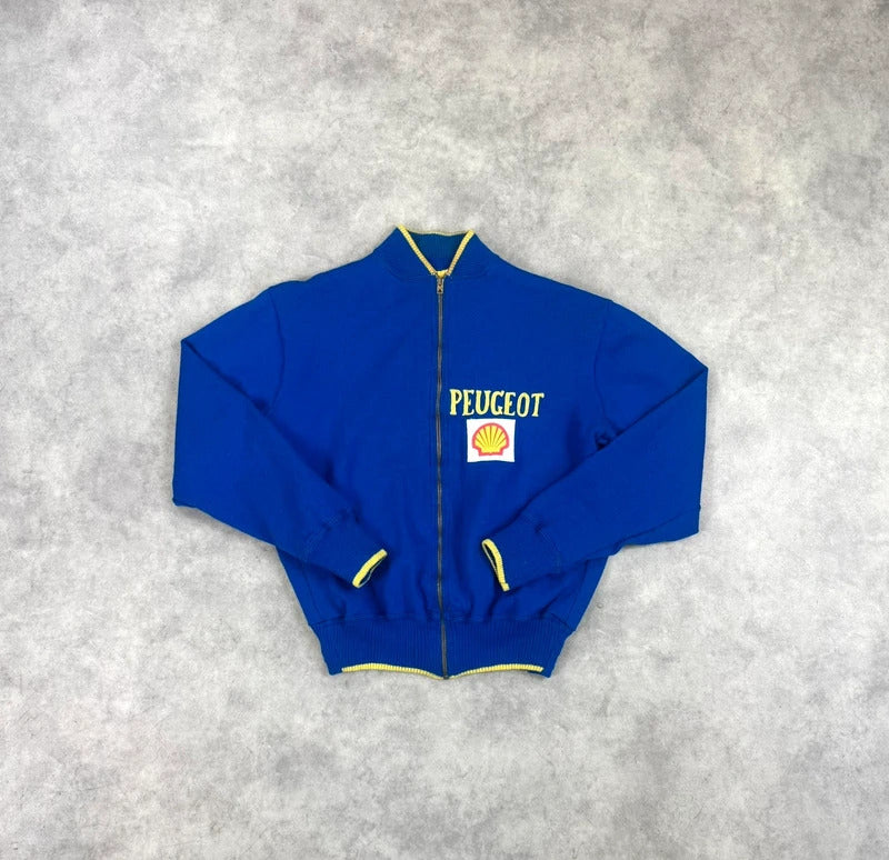 Vintage 80s Peugeot bomber jacket