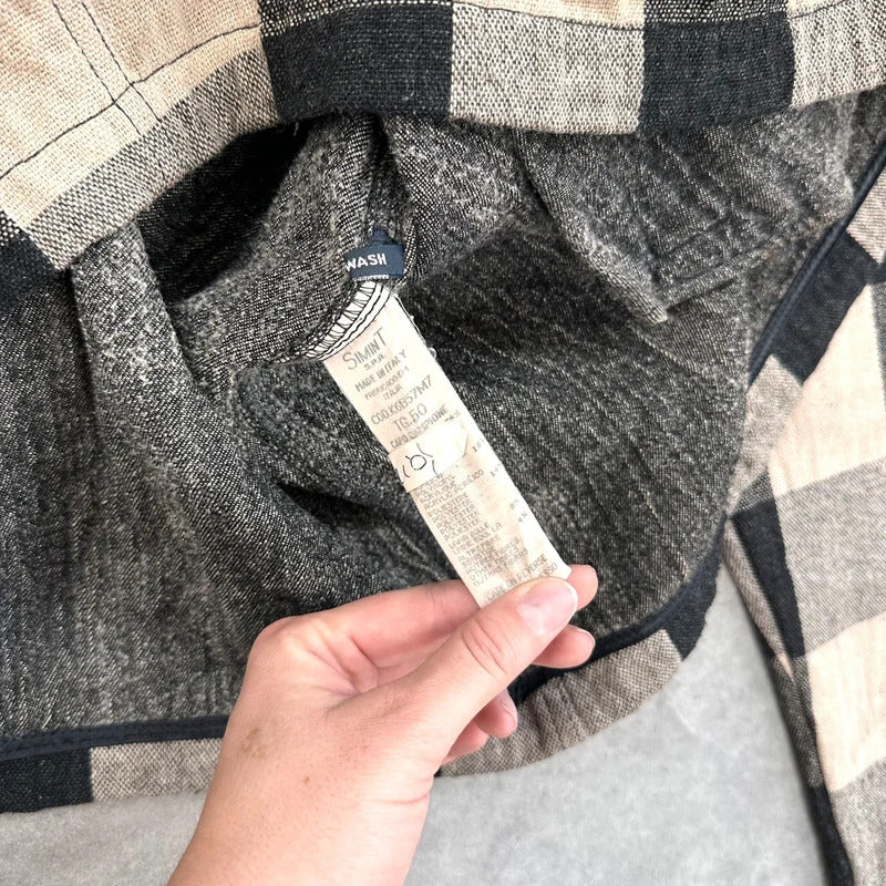 Vintage Armani plaid jacket