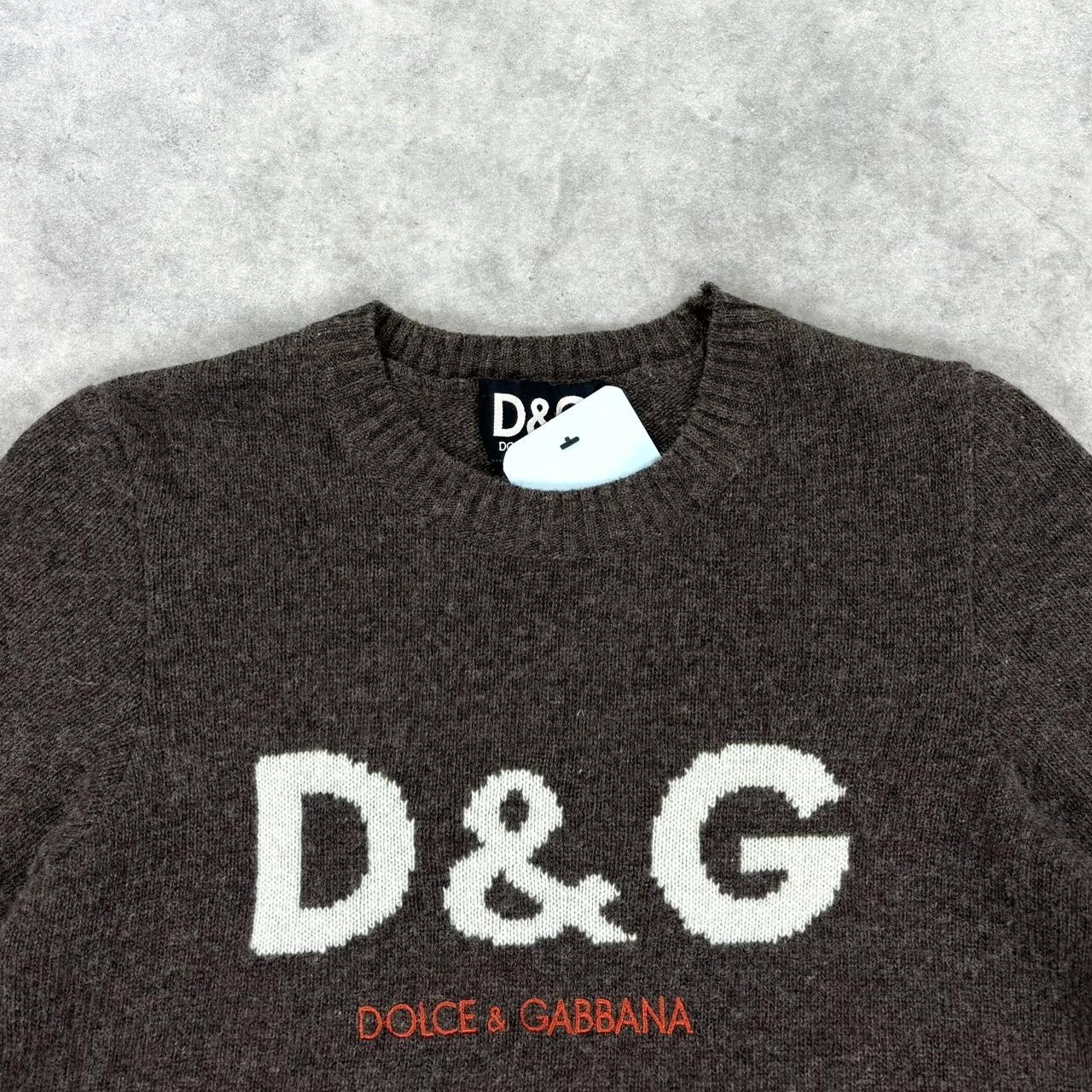 Vintage Dolce & Gabbana spell out knit