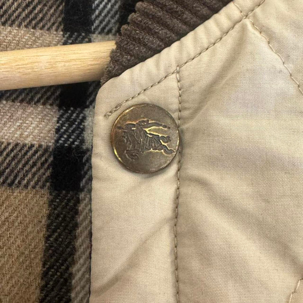 Vintage 90s Burberry quilted gilet