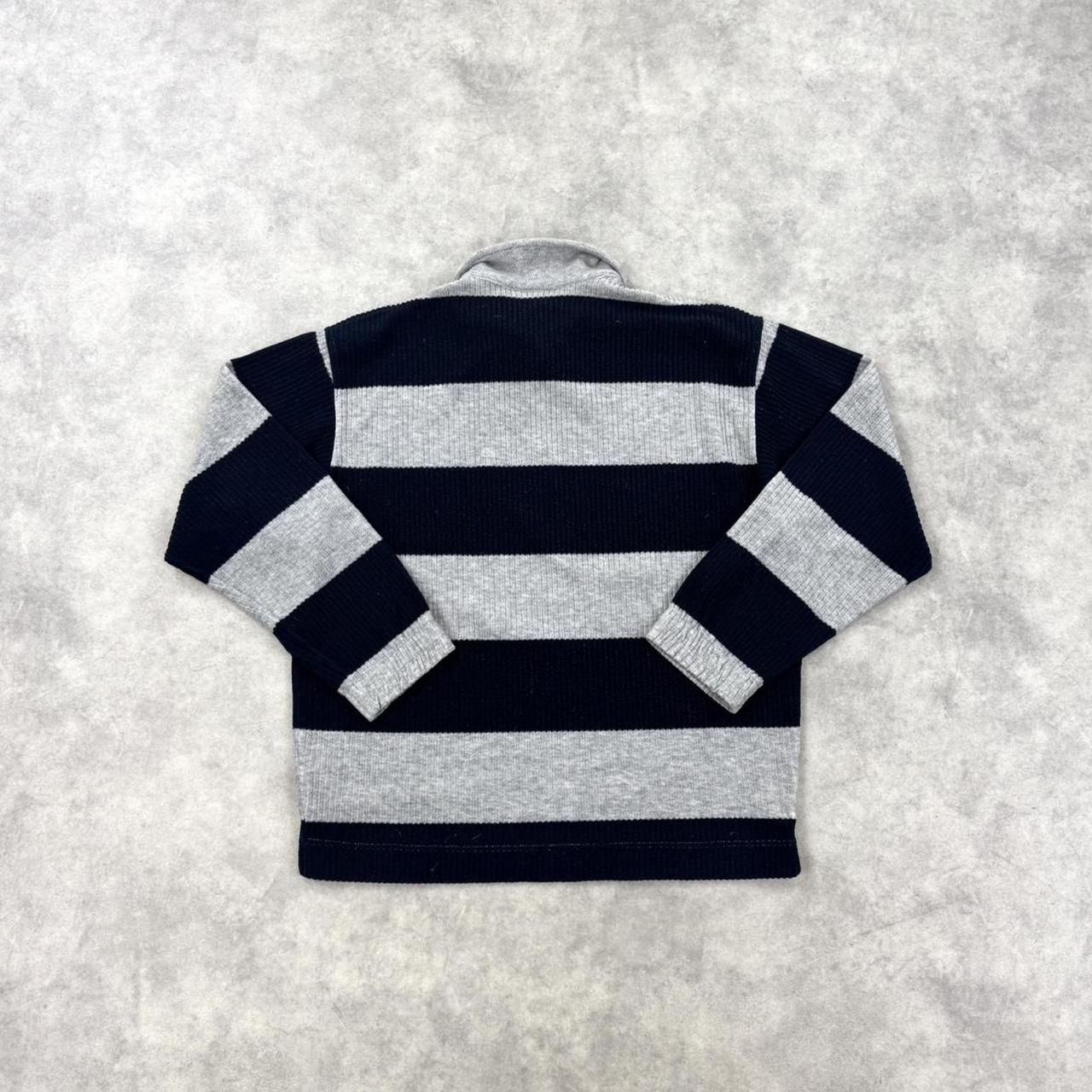 Vintage FILA striped Q zip jumper