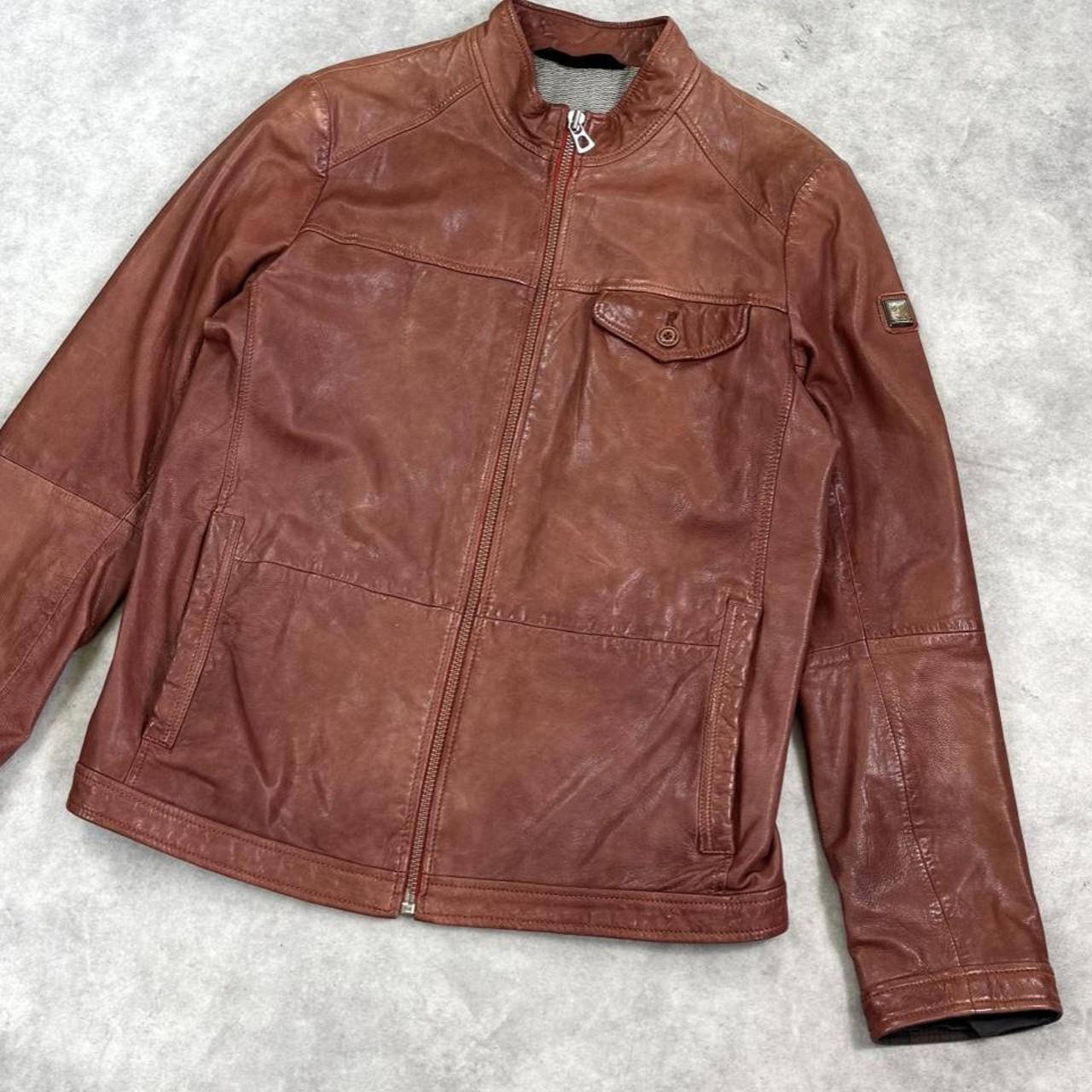 Hugo Boss leather jacket
