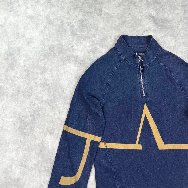Vintage Armani logo jumper
