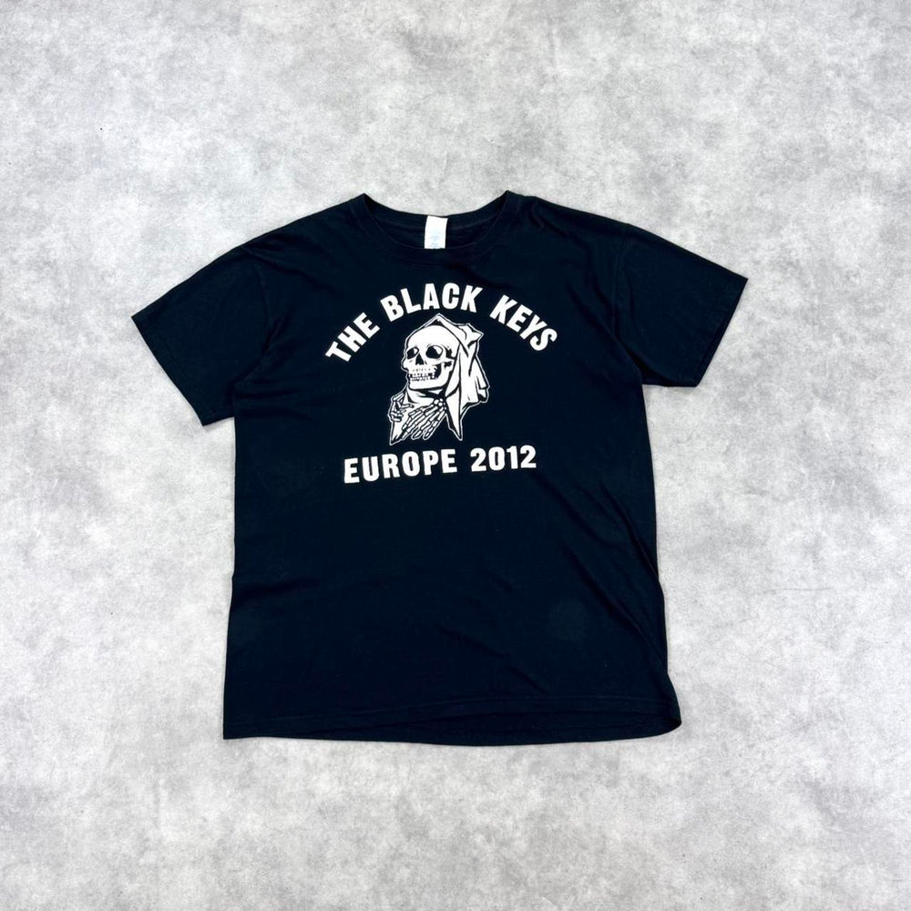 The Black Keys Europe Tour 2012 print t-shirt