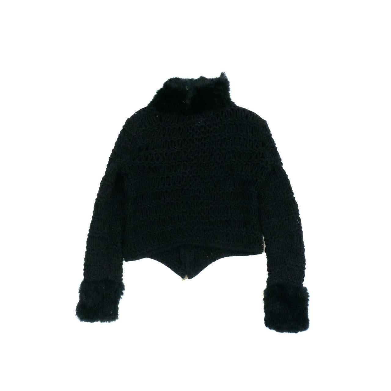 Y2K Versace knit jacket