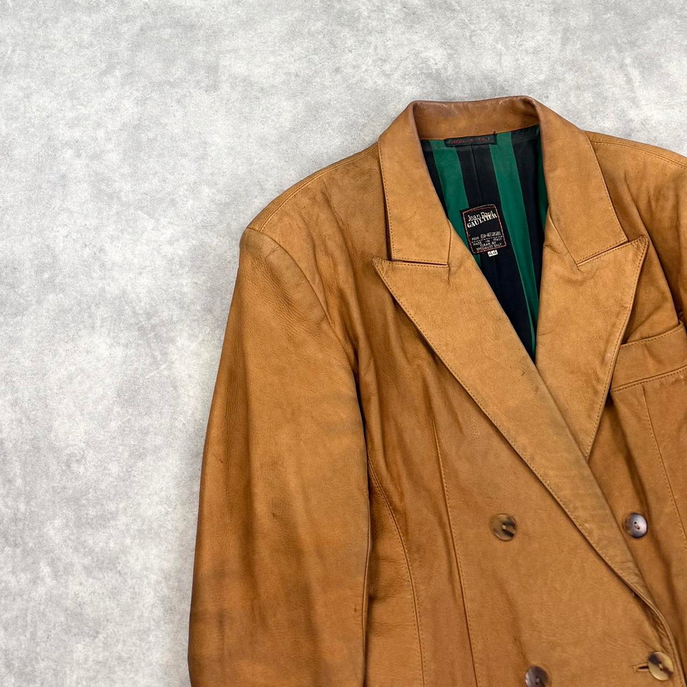 Vintage Jean Paul Gaultier leather jacket