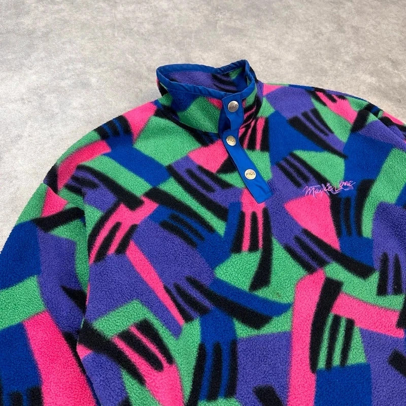 Fila print fleece