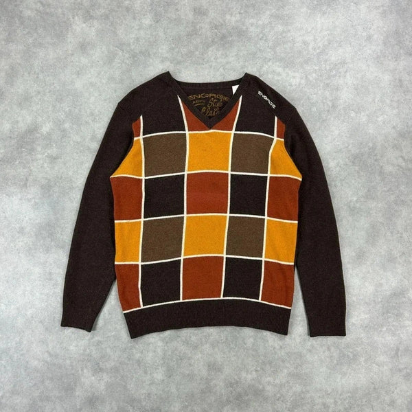 Energie Check Knit Jumper