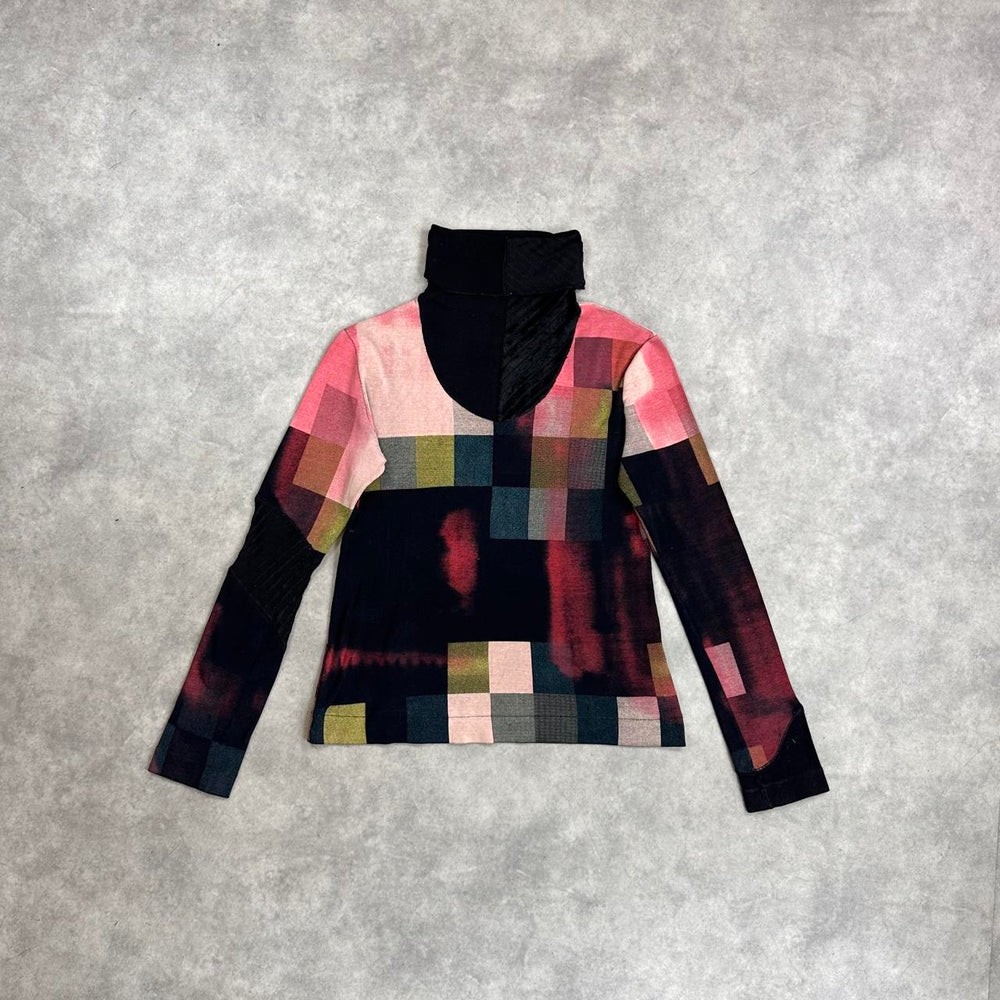 Custo Barcelona Abstract Roll Neck Top