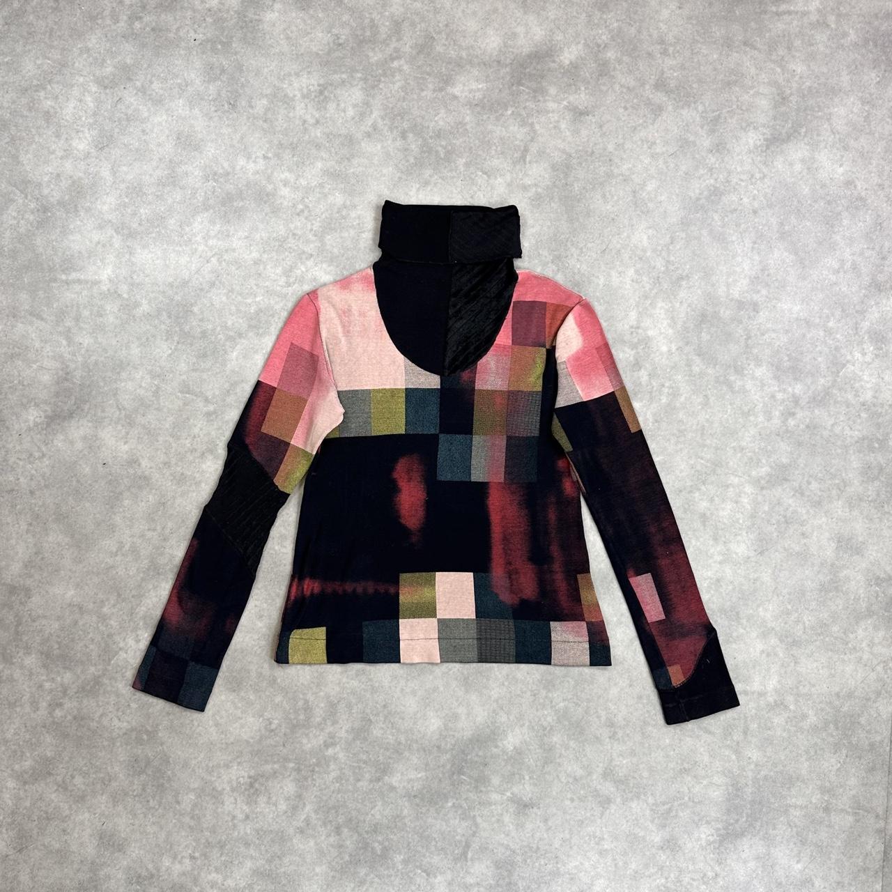 Custo Barcelona Abstract Roll Neck Top