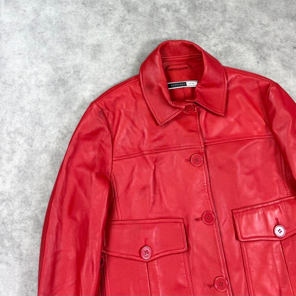 Sportmax leather jacket