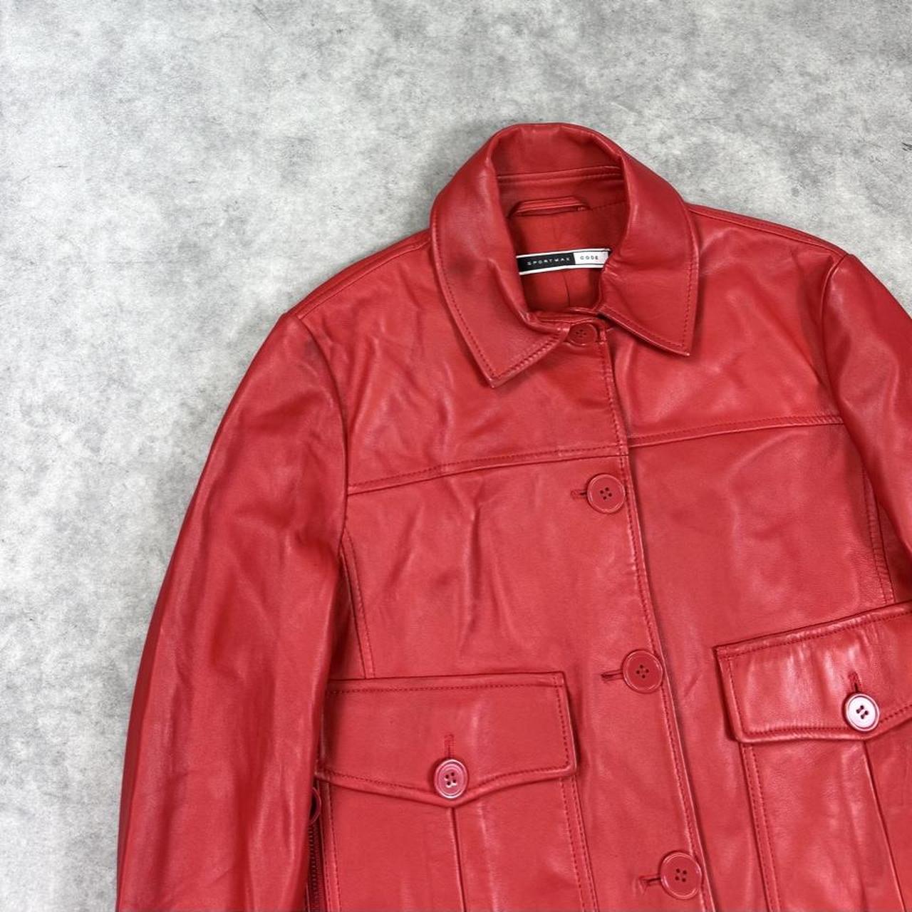 Sportmax leather jacket