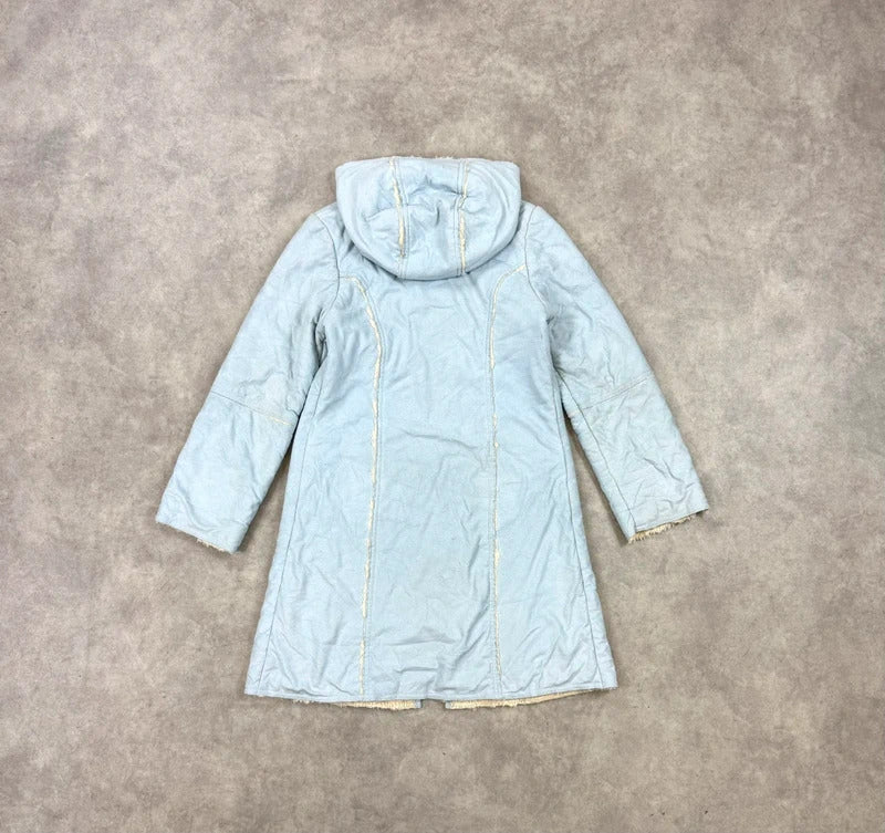 Vintage Benetton faux sheepskin coat
