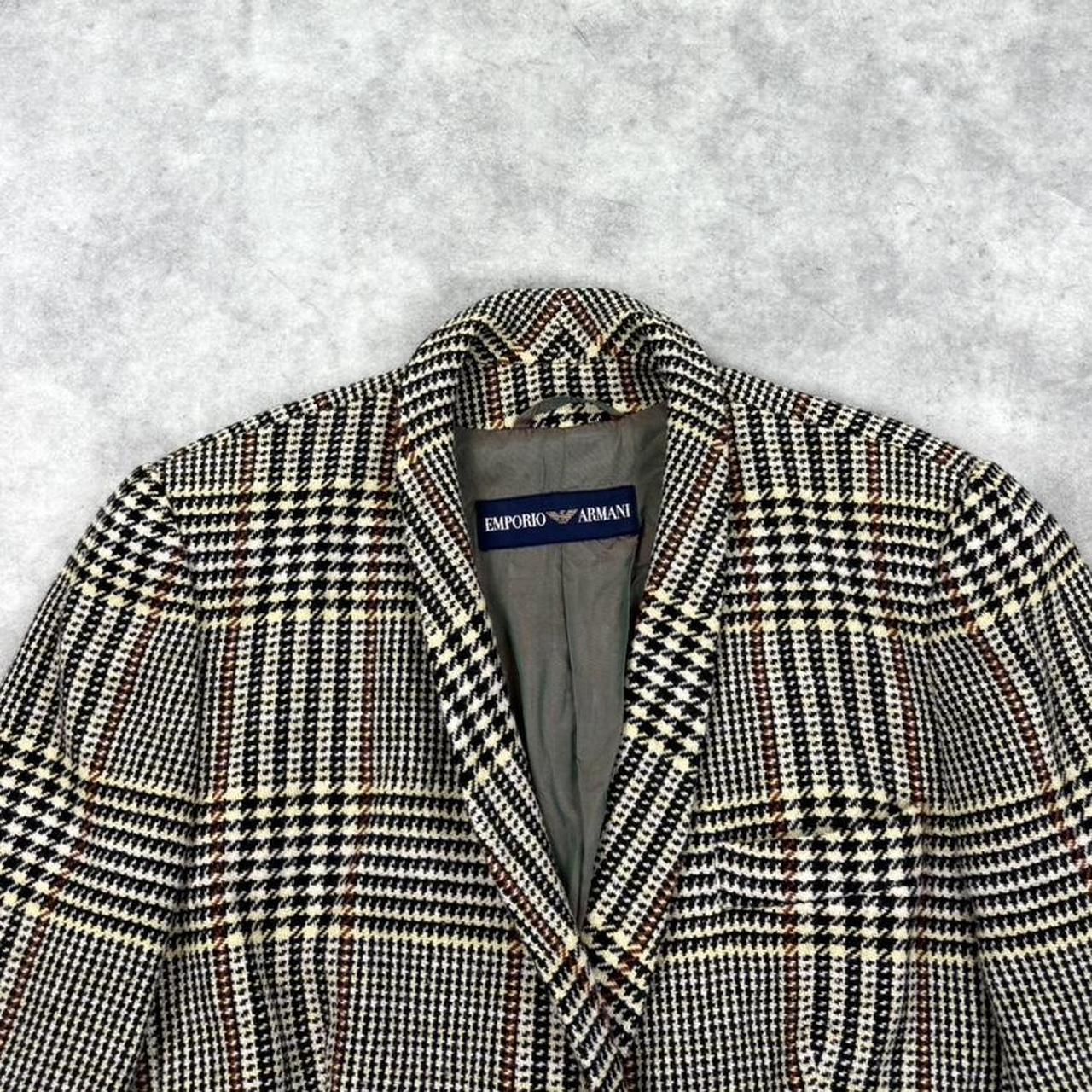 Vintage Emporio Armani check blazer