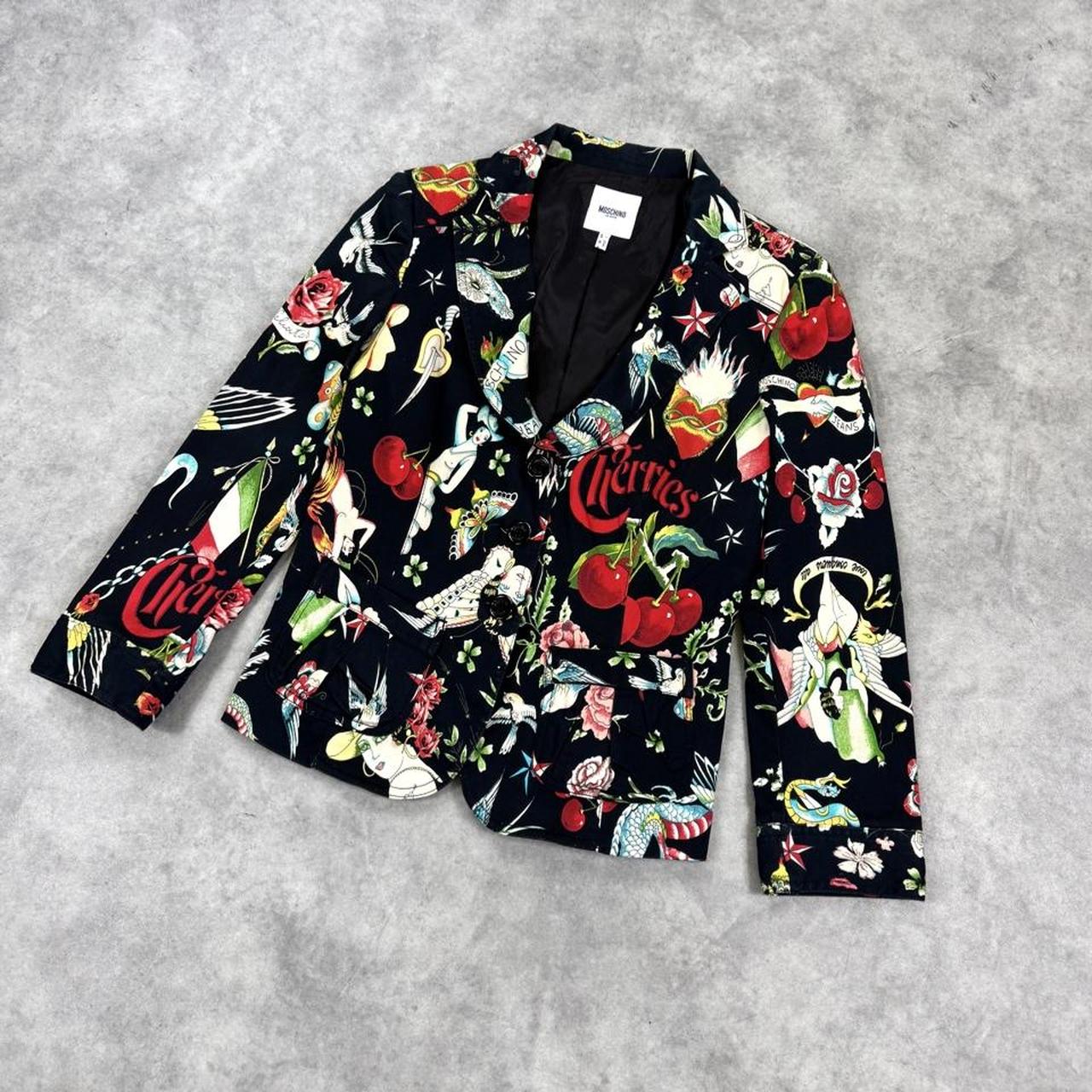 Moschino print blazer