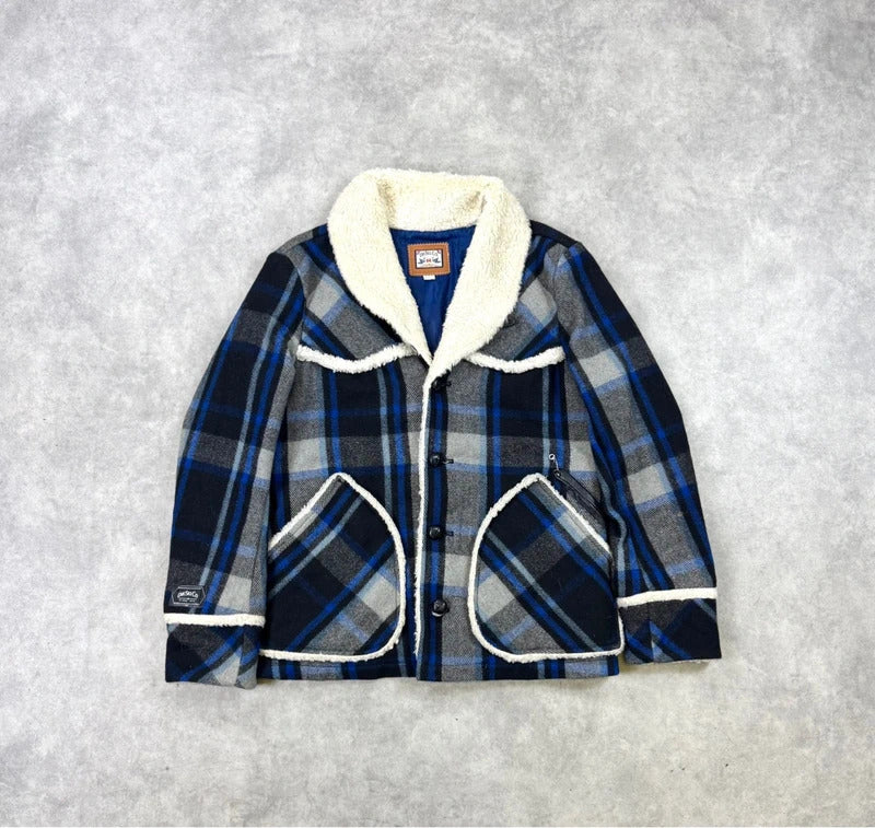 Diesel check plaid jacket