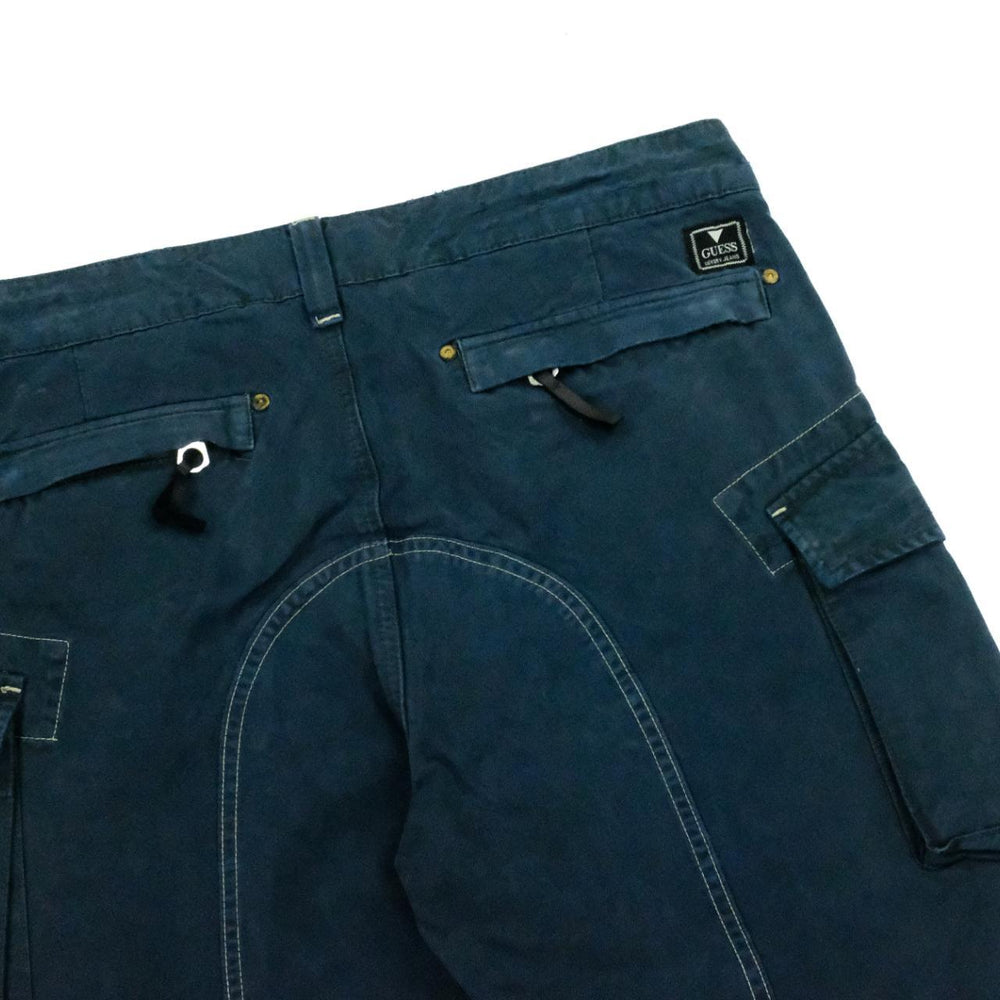Y2K Navy Guess USA cargo trousers