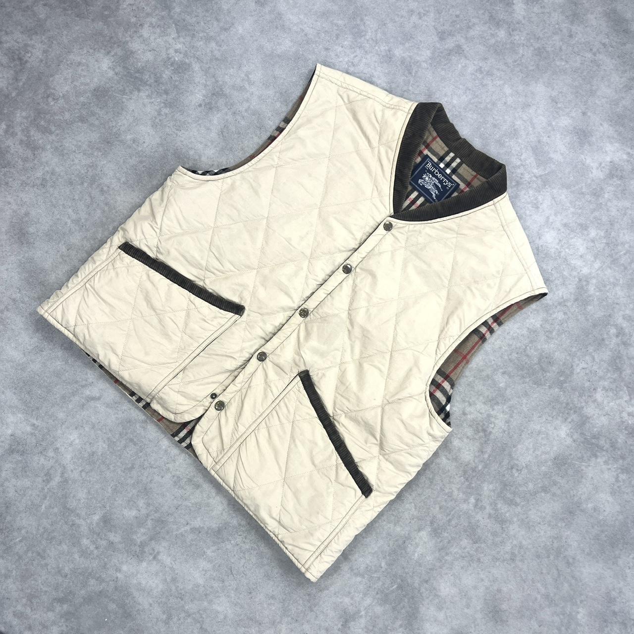 Vintage 90s Burberry quilted gilet
